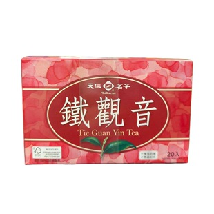 台湾天仁茗茶原装进口茶包礼盒 铁观音茶高山乌龙茶40g 香港进口