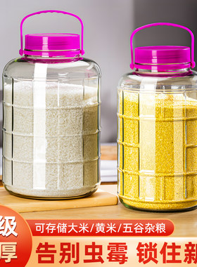 玻璃密封罐米桶小米缸防虫密封罐