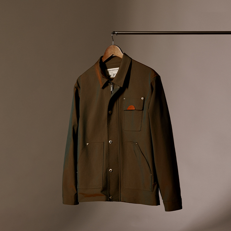 平圆方中三防翻领教练夹克外套