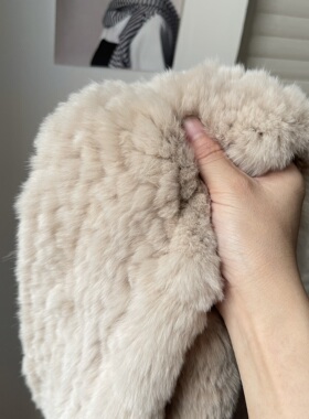 彩色美洲栗鼠编织围巾经典尺寸