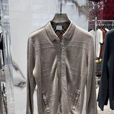 25年冬季新品欧货羊毛男士开衫毛衣翻领长袖羊毛衫厚款针织衫