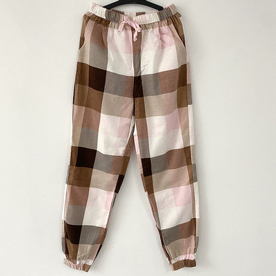 赔钱处理外贸原单秋冬女款纯棉磨毛绒布睡裤家居裤