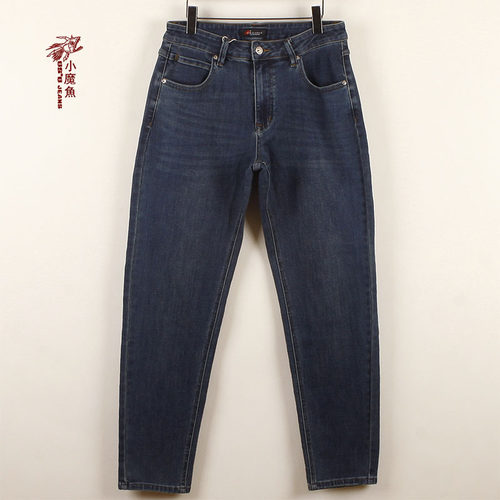 小魔鱼专柜正品男萝卜脚牛仔裤