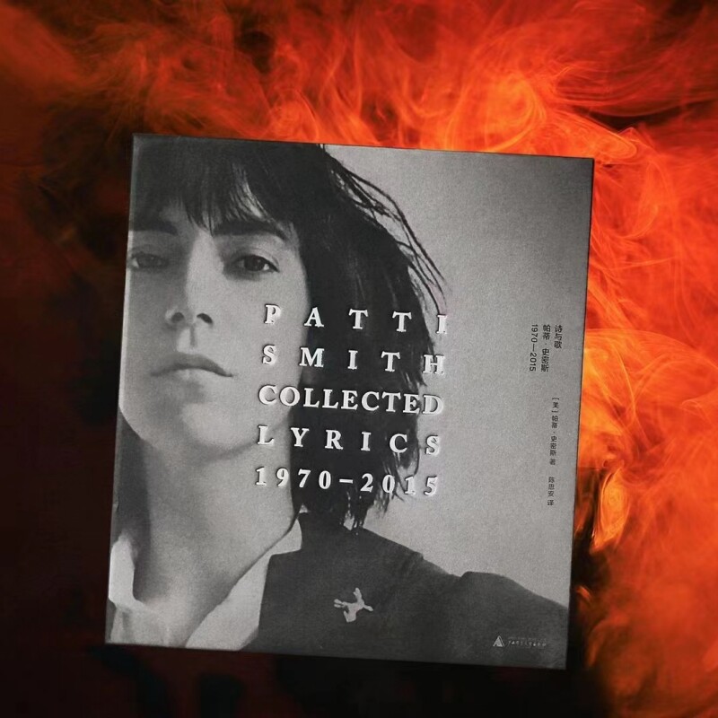 诗与歌：帕蒂史密斯1970-2015 汉英对照 精装典藏版 朋克教母 一頁folio书系 封面为专辑群马肖像局部特写 广西师范大学出版社