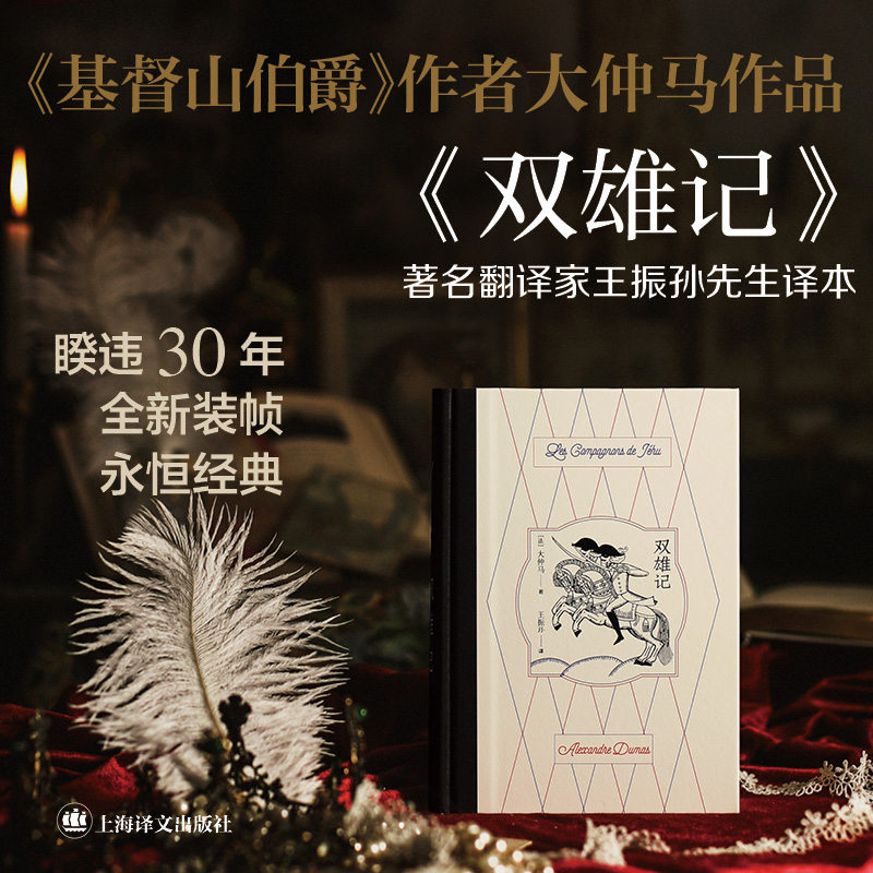 双雄记 大仲马著作法国文学世界名著上海译文出版社外国小说另有代表作基督山伯爵三个火枪手使用感如何?