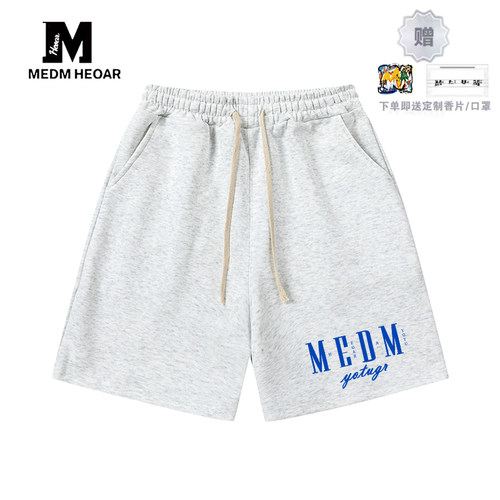 MEDM美式短裤男女情侣宽松休闲