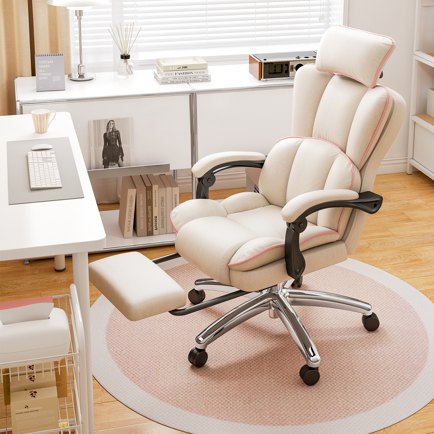 电竞椅子人体工学椅电脑椅家用舒适久坐可躺沙发椅办公室老板座椅