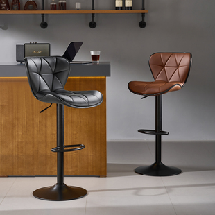 吧台椅子高脚凳升降吧台凳椅酒吧椅岛台专用椅高脚椅收银台靠背椅