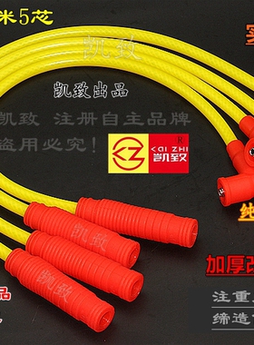 适用于大众桑塔纳3000 4000志俊Vista汽车硅胶改装点火分缸高压线