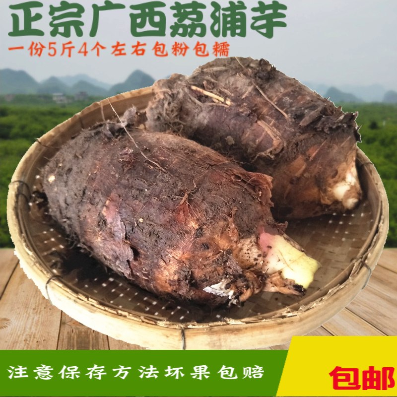 广西正宗荔浦芋头恭城新鲜槟榔芋香芋农家自种生鲜蔬菜5斤装包邮