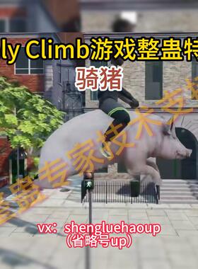 OnlyClimb游戏整蛊搭建3D特效骑猪steam正版可用直播互动效果搞笑