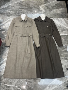 气质百搭宽松显瘦气质帅气连衣裙 时尚 9902 新款 2025秋季