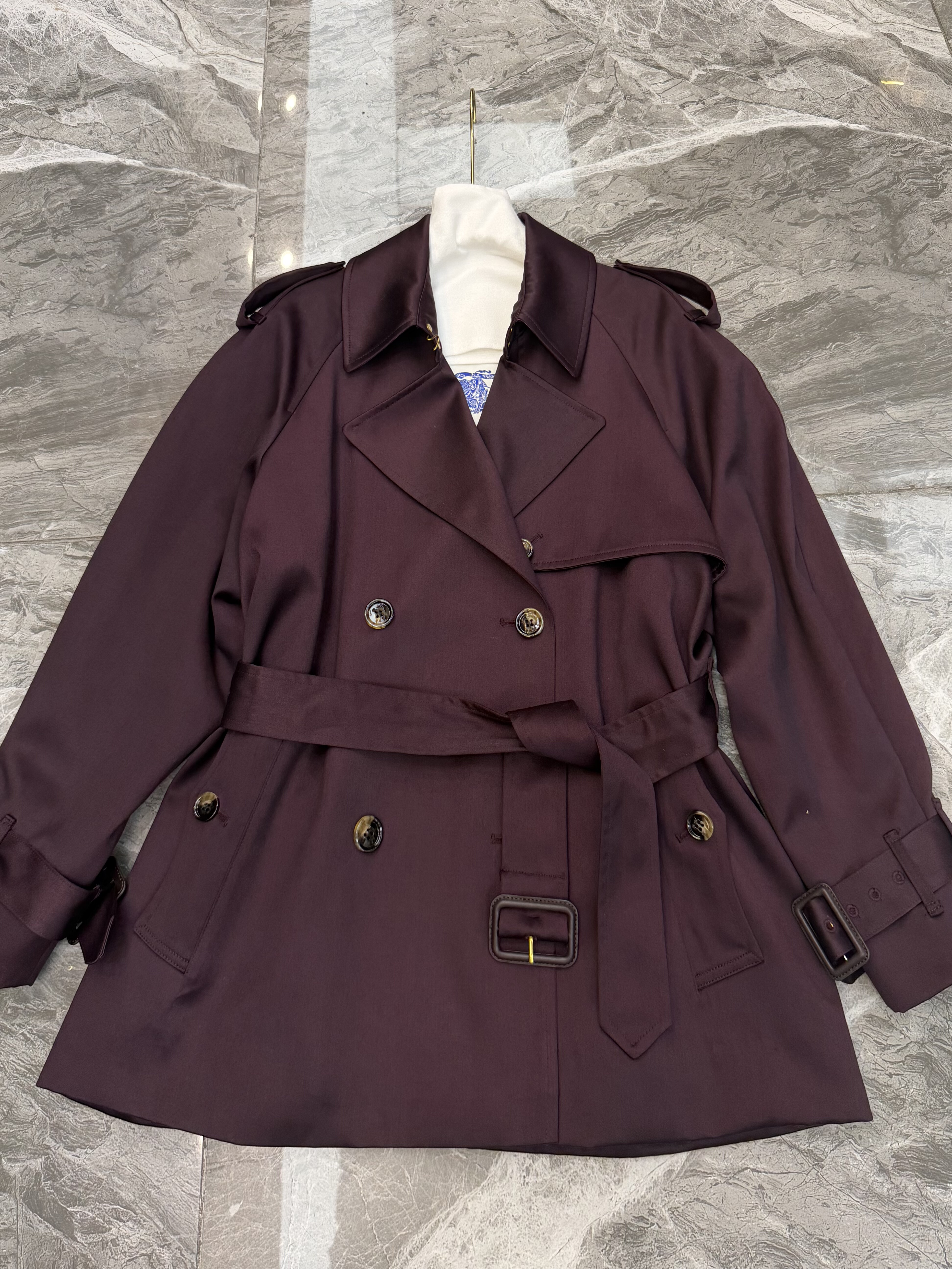 2025秋季新款时尚气质百搭宽松显瘦气质帅气风衣外套#148