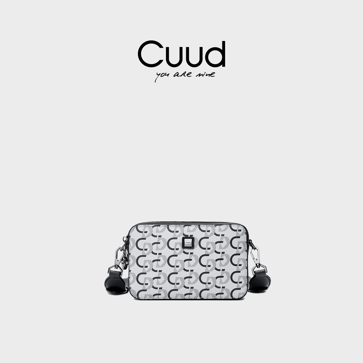 情人节礼物Cuud老花包女斜挎小包2022秋冬百搭宽带单肩包流行小包