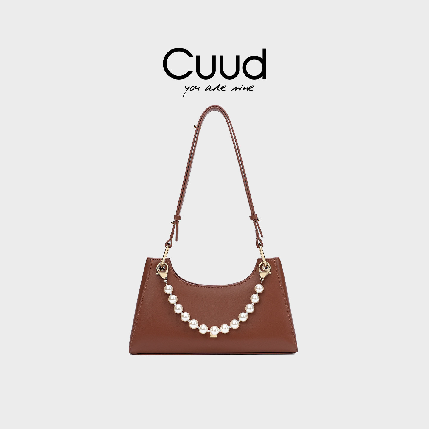 【专柜】Cuud2026珍珠链条小众设计复古轻奢腋下包单肩包,箱包皮具/热销女包/男包,腋下包,淘宝优惠券,粉丝福利购,淘宝优惠卷