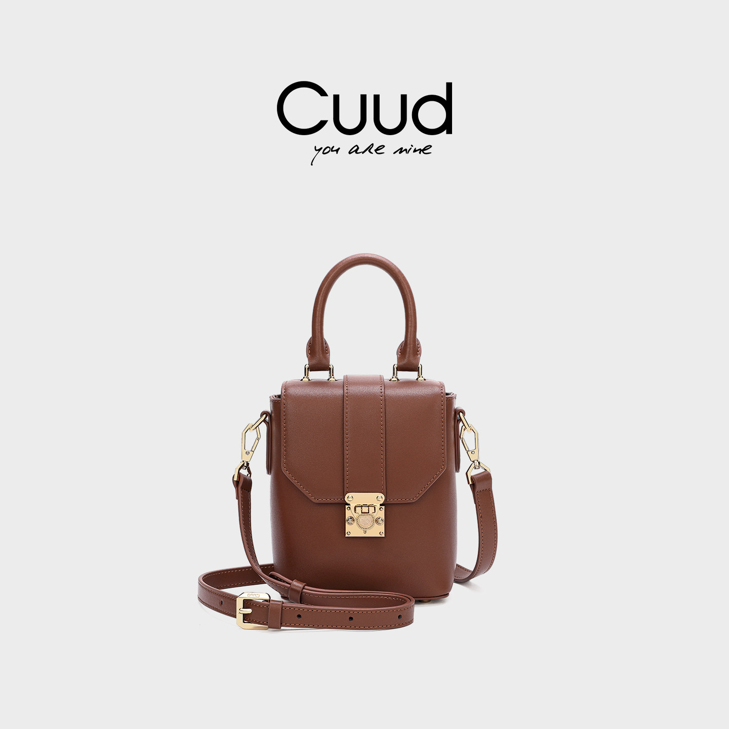 【专柜】Cuud新款复古设计斜挎小方包轻奢艺术感方盒包斜挎手提,箱包皮具/热销女包/男包,小方包,淘宝优惠券,粉丝福利购,淘宝优惠卷