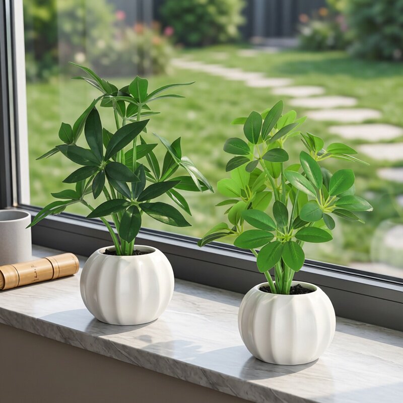 北欧南瓜仿真植物盆景室内装饰