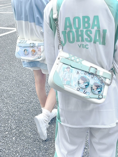 浮游猫 Оригинальный Dazheng Pain Pack Swary Crossbody Pain Pain Mini Demon Выставка двухмерного студенческого общества скот