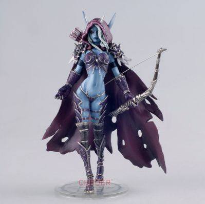 包邮潮儿正版 WOW魔兽世界黑暗女王风行者希尔瓦娜斯盒装手办模型