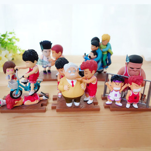 包邮 潮儿正版 灌篮高手樱木流川仙道场景盒蛋手办车摆件生日礼物