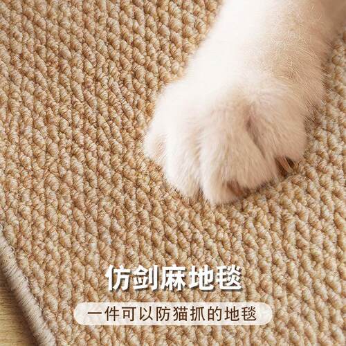 仿剑麻防猫抓客厅卧室摄影棚地毯