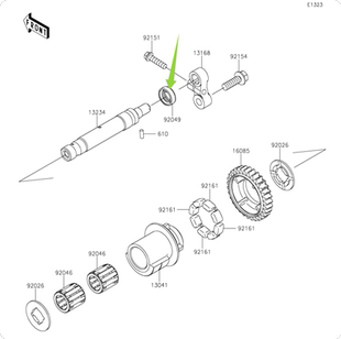 全新原装Z900 Z900SE Z900RS Z900RS SE副轴油封12X22X7