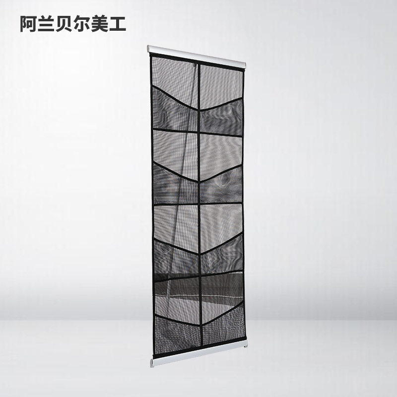 可折叠资料架展架便携排网布资料架 文件架广告网布架落地资料架