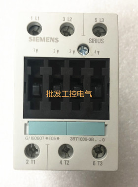 3RT1036-3BB40 3RT10363BB40 DC24V 原装正品西门子直流接触器