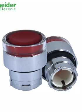 原装正品 施耐德 复位带灯按钮开关头 ZB2-BW34C 红色带灯头部