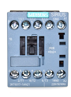 正品 西门子 交流接触器 3RT6017-1AN21 AC220V 12A电梯抱闸
