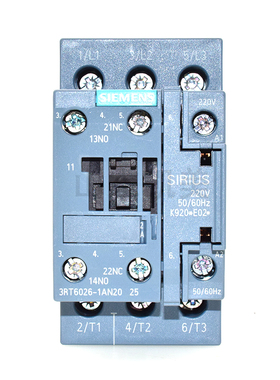 原装正品 西门子 交流接触器 3RT6026-1AC2O AC24V 1NONC全新现货