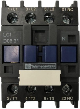 抱闸接触器Telemecanique LC1-D0601 24V 110V 220V D06...N封星