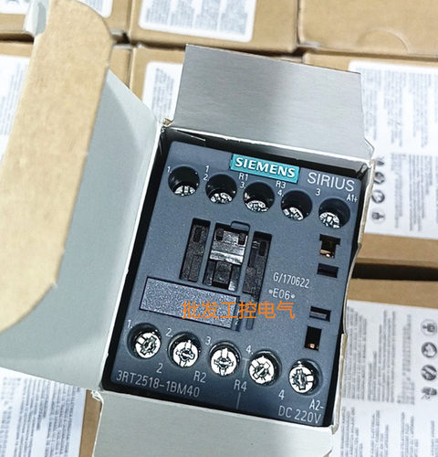 电梯接触器3RT2518-1BM40封星接触器外挂适用蒂森3RH2911-1HA11