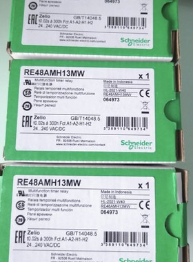 原装正品 施耐德 时间继电器 RE48AMH13MW 0.02s-300h 24-240V