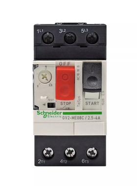 正品施耐德电机马达断路器 GV2-ME08C 07C 2.5-4A 全新