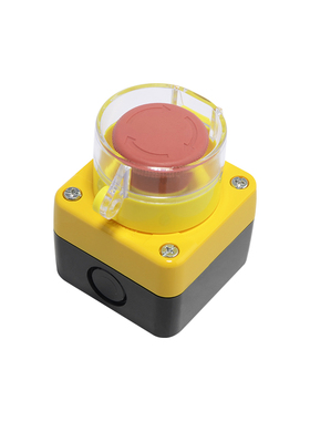 施耐德急停开关盒带保护罩挂锁 XB2BS542C紧急停止按钮防护可挂锁