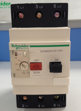施耐德 电动机断路器GV3ME63 马达保保护器 GV3-ME63 40-63A