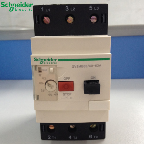 施耐德 电动机断路器GV3ME63 马达保保护器 GV3-ME63 40-63A