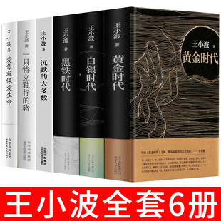 猪 沉默 白银时代 6册 黑铁时代中国现当代文学散文随笔排行畅销 黄金时代 一只特立独行 爱你就像爱生命 王小波全集套装 大多数