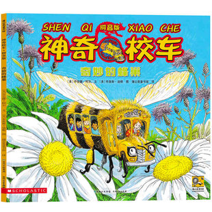 神奇校车 奇妙的蜂巢注音版乔安娜柯尔著二年级一年级神奇的校车阅读版中文版动画版儿童科普系列课外书拼音版绘本 贵州人民出版社