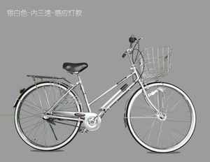 出口日本川崎牌单速内三速自行车