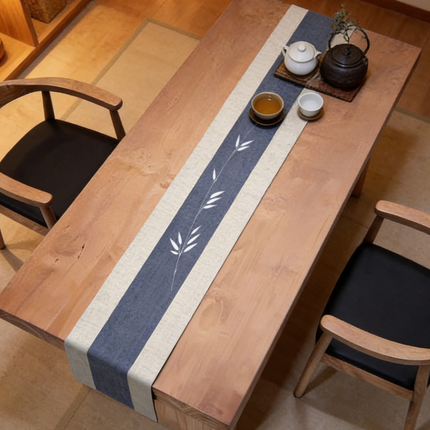 防水茶席新中式禅意手绘桌旗茶几茶艺垫长条会议长方形棉麻茶桌布,居家布艺,茶席,淘宝优惠券,粉丝福利购,淘宝优惠卷