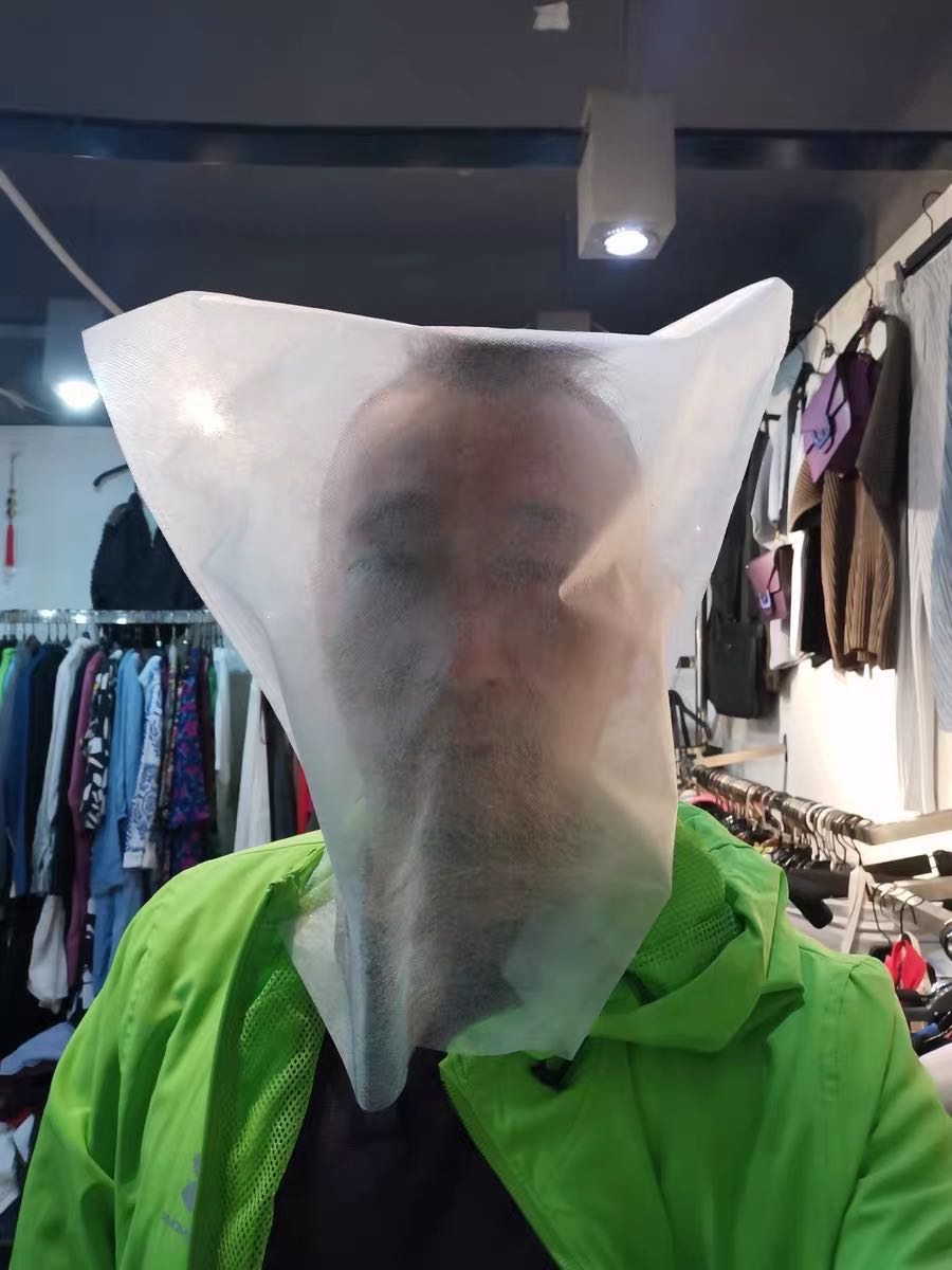 一次性试衣间防蹭妆试衣服的袋子