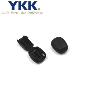 正品YKK 绳尾夹 拉链头双股3mm 背包配件DIY扣具