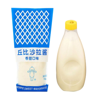 水果蔬菜沙拉挤压瓶家用千岛酱寿司料理沙拉 丘比沙拉酱香甜味1kg