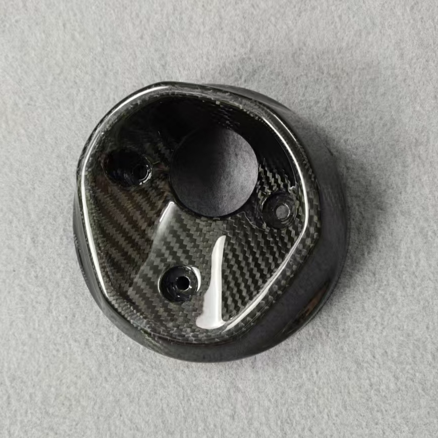 适用雅马哈XMAX300 排气尾盖碳纤维排气管尾部外壳无损替换改装件