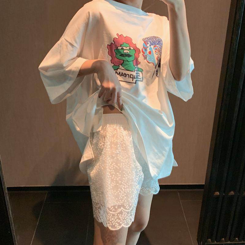 防走光学生安全裤女夏季镂空蕾丝打底裤可外穿休闲裤宽松短裤子|msdalam kategori Butik wanita / wanita, seluar, seluar santai - dari Buy2taobao.com untuk memberikan perkhidmatan ejen Taobao profesional membeli