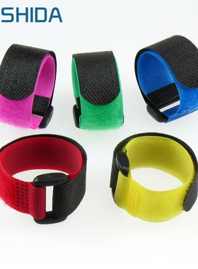 仕达反扣魔术贴扎带 模型扎线带 电脑束线带 线材捆扎带2*20cm