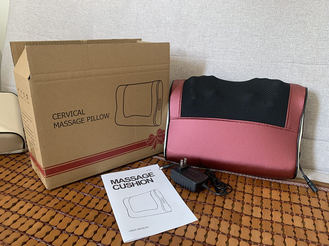 颈椎按摩器按摩枕头肩颈按摩仪多功能颈椎按摩枕家用按摩器