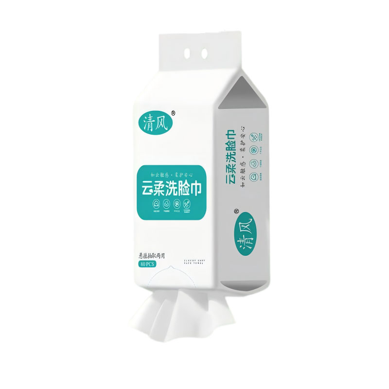 清风云柔洗脸巾图片